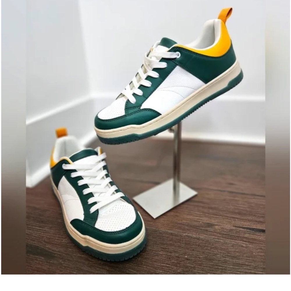 Stylish Green and White Steven Madden Sneakers